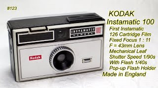 KODAK quotFirstquot Instamatic 100 1963 [upl. by Yvi]