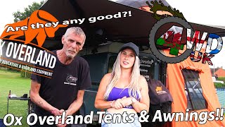 OX OVERLAND  Lets see what they have to offer  Roof Tents amp 270 Overland Awning  4WDUK [upl. by Ilajna297]