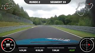 BMW E46 M3 Clubsport Nordschleife 735min BTG Onboard Garmin Catalyst [upl. by Srednas]