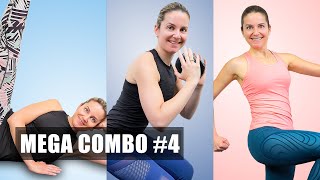 MEGA COMBO 4 🧡 PIERNAS FUERTES Y GLÚTEOS BONITOS  SIENTETE JOVEN [upl. by Zoldi]