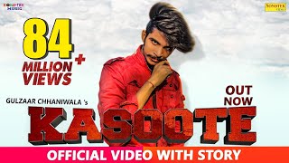 Gulzaar Chhaniwala  KASOOTE Official  New Haryanvi Songs Haryanavi  Latest Haryanvi Songs [upl. by Dougald]