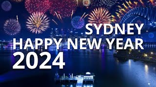 Sydney Happy New Year 2024 💥 SYDNEY  Live from Sydney Harbour Fireworks Sydney New Year Australia [upl. by Anastas]