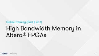 High Bandwidth Memory in Altera FPGAs Part 2 HBM Controller Features [upl. by Eittam503]