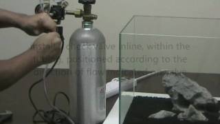 How to Install Complete CO2 System  CO2 regulator and cylinder installation for nature aquarium [upl. by Krell166]