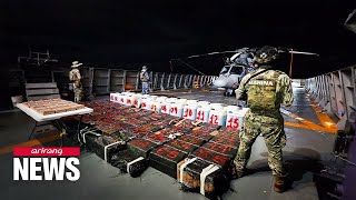 Mexico navy seizes 84 tonnes of drugs in record drugs bust [upl. by Nednerb140]