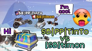 EPIC BATTLE 🔥🪅🛸 ¦ SBTinTo 🔴VS🔴 SBtimon  Hill Climb Racing 2 [upl. by Nomannic]