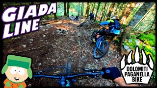 PAURA amp DELIRIO sulla GIADA LINE  Paganella Bikepark [upl. by Fruin]