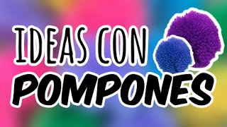 ¿Cómo Hacer Pompones  Ideas Super Coloridas ✂️ [upl. by Yusem101]