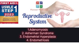 USMLE step 1 Non neoplastic uterine conditions from First Aid Reproductive system pathUrduHindi [upl. by Imuya]