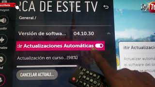 Como Actualizar Televisor LG Con Sistema WebOS [upl. by Esirehc827]