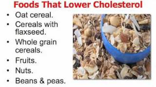 Cholesterol Lowering Foods List [upl. by Ariamo]