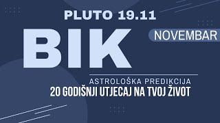 🔴 ♉︎ BIK  Počinje 20 GODIŠNJI Plutov Ciklus KORAK U NOVI ŽIVOT ✨11MJESEC [upl. by Irtak654]