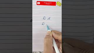 how to write a cursive small and capital letter D capitalsmallletters small capital [upl. by Grissel109]