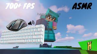 NEW RENDERS SWEATY Keyboard  Mouse Sounds ASMR  Hypixel Bedwars [upl. by Liagabba852]