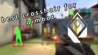 best crosshair for aimbot on valorant [upl. by Heilner67]