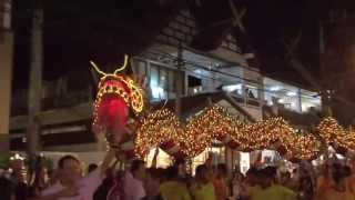 Chinese New Year  Dragon Dance  Chiang Mai Thailand  春节  农历新年 [upl. by Anyd]