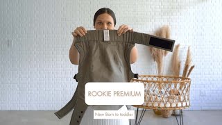 ROOKIE Draagzak  Manual video Rookie Premium baby carrier [upl. by Frank]