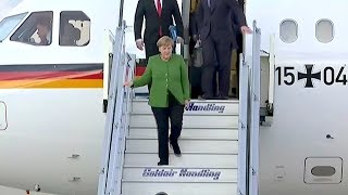 10012019  Ankunft Merkel  Staatsbesuch Griechenland [upl. by Asilaj]