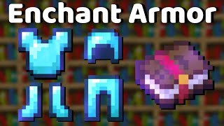 BEST Armor Enchantments in Minecraft 121 Java and Bedrock [upl. by Allmon]