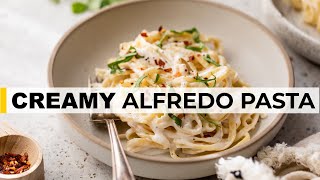 COTTAGE CHEESE ALFREDO PASTA SAUCE  quick healthy dinner recipe [upl. by Ishmael]