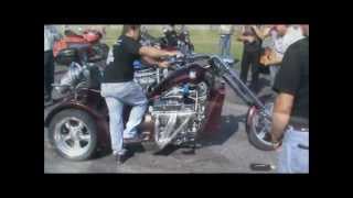 V8 chopper burnoutwmv [upl. by Gerda227]