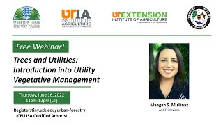 Trees and Utilities Introduction into Utility Vegetative Management [upl. by Sheeree]