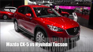 Mazda CX5 2015 vs Hyundai Tucson 2015 [upl. by Acinehs]