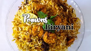 Prawns Biryani Recipe  Prawn Biryani Restaurant Style  Spicy Pepper [upl. by Peterus235]