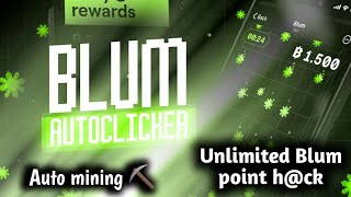 Blum auto clicker free  Update Blum farming script antidetect autorun and other chips [upl. by Ancel]