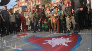 कम्युनिष्ट एकताको खुसियालीमा दिप प्रज्वलन ll celebration of unification Nepal Communist party [upl. by Eustasius]