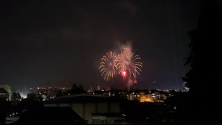 Großfeuerwerk Kalter Markt Schlüchtern 2022 [upl. by Eilloh]