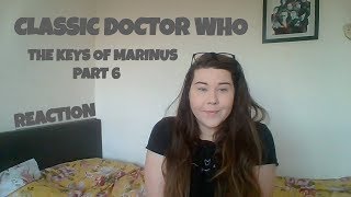 CLASSIC DOCTOR WHO  The Keys Of Marinus  Part 6  REACTION [upl. by Livvyy]