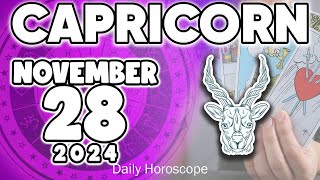 𝐂𝐚𝐩𝐫𝐢𝐜𝐨𝐫𝐧 ♑ ✝️A BEING FROM BEYOND SENDS YOU A GIFT 😇🎁 Horoscope for today NOVEMBER 28 2024 🔮zodiac [upl. by Sioux97]