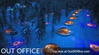 Laplands glass igloo hotel [upl. by Roselle]