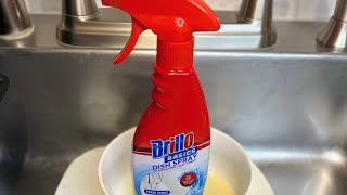 BRILLO BASICS DISH SPRAY DISHWASHING SOAP SPRAY  BRILLO BASICS DISH SPRAY [upl. by Burgwell]