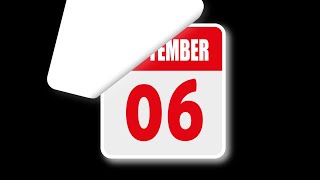 Creating a Calendar Page Turn Effect in After Effects [upl. by Enajyram]