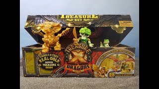 Treasure X Dragons Season 2 Big Treasure Chest WIth Real Gold Dipped FInd [upl. by Colan]