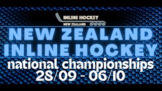 Inline Hockey NZ  Nationals Saturday morning 5th Oct 2024 [upl. by Norra]