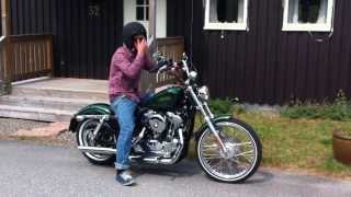 Harley Davidson sportster seventytwo 72 sound [upl. by Annaitat]