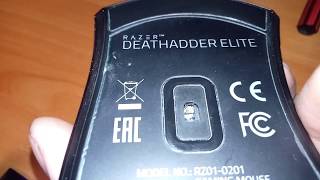 Полный разбор и ремонт колеса мыши Razer Deathadder elite [upl. by Notna227]