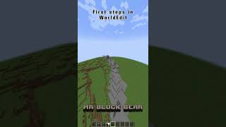 Lets build  First steps in WorldEdit  Minecraft Java [upl. by Kelcey]