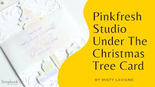 Pinkfresh Studio  Shimmering Watercolor Christmas Card [upl. by Riaj655]