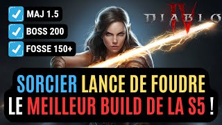 Le Build TierS Du Sorcier Lance De Foudre Qui Efface Toute La Concurrence Dans Diablo IV [upl. by Bette]