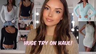 fall 2024 try on clothing amp beauty haul 🤍 [upl. by Payton364]