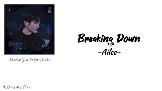 Ailee  Breaking Down  Doom at Your Service Ost Part 1 HanRomEng [upl. by Cooperstein]