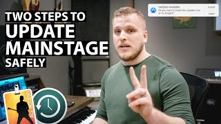 How to Safely Update MainStage in Two Easy Steps [upl. by Bolling144]