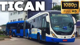 TERMINAL DE CANASVIEIRAS EM FLORIANÓPOLIS  MOVIMENTAÇÃO DE ÔNIBUS [upl. by Mollee677]