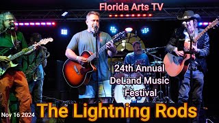 The Lightning Rods Live Music Band  Deland Music Festival  Nov 16 2024 Florida Arts TV [upl. by Wadesworth]