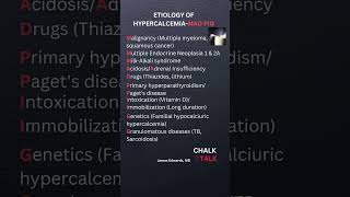 CAUSES OF HYPERCALCEMIA Etiology of excessive blood calcium levels [upl. by Enelrahs]