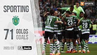 Sporting Os 71 golos na Liga 202223 [upl. by Opiak609]